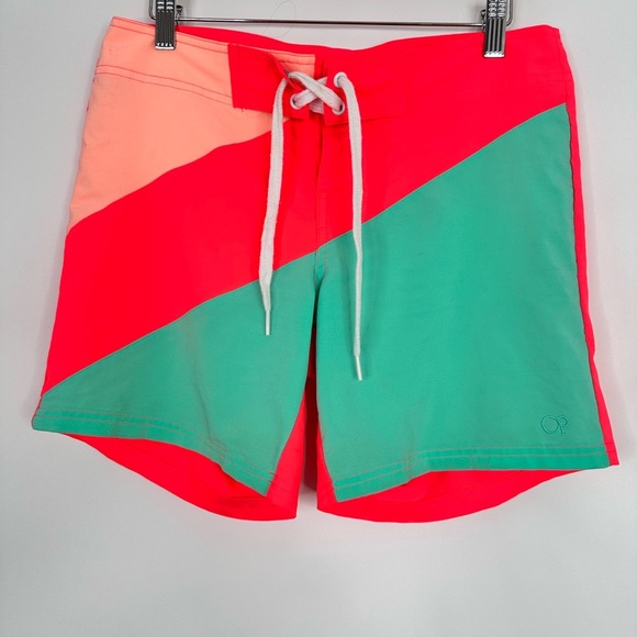 OP Neon Unlined Swim Shorts size Small style #OPS36967 - Picture 1 of 13